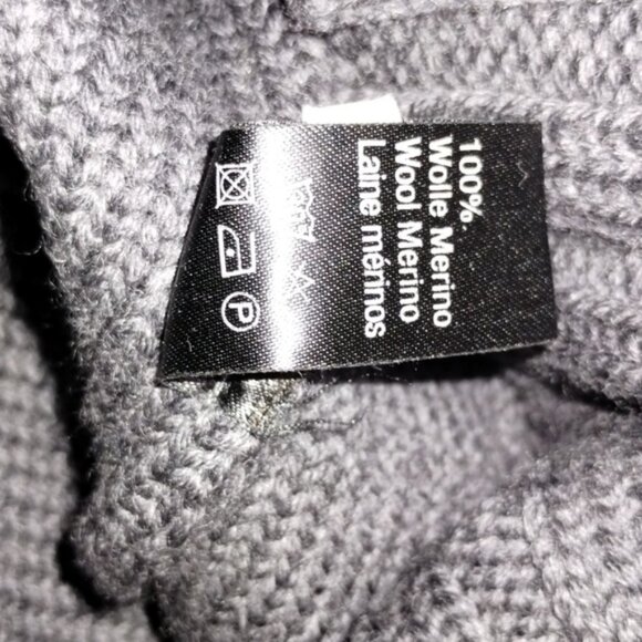 Phil Petter grey wool cardigan size M - Picture 6 of 7